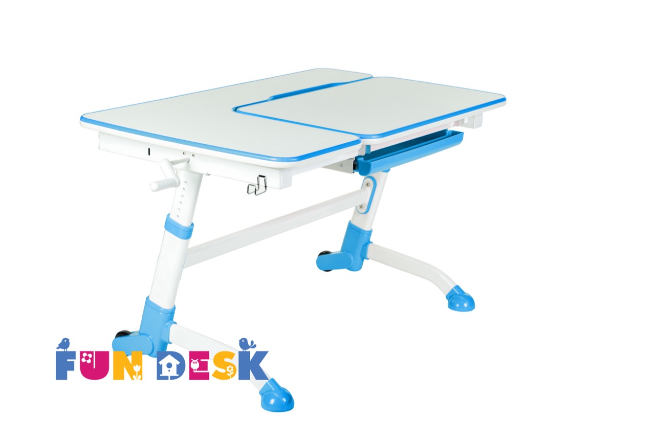 blue table desk